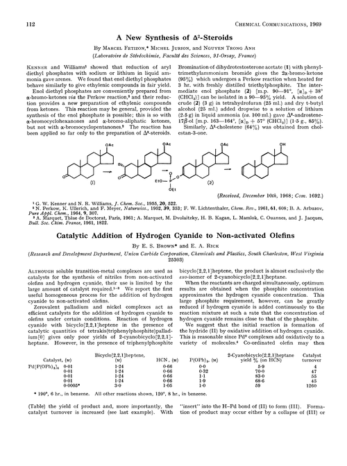 A new synthesis of Δ2-steroids
