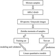 Graphical abstract: A simple approach to quantitative analysis using three-dimensional spectra based on selected Zernike moments