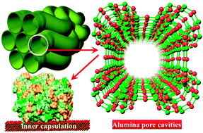 Graphical abstract: Encapsulation of proteins into tunable and giant mesocage alumina