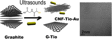 Graphical abstract: Production of large graphene sheets by exfoliation of graphite under high power ultrasound in the presence of tiopronin