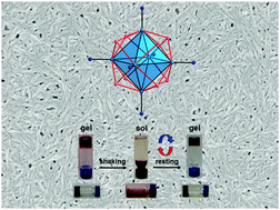 Graphical abstract: Supramolecular approaches to metal–organic gels using ‘Chevrel-type’ coordination clusters as building units