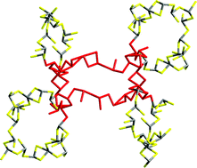 Graphical abstract: Using a Ni2+ complex as a structure-directing molecule: solvothermal synthesis and properties of [Ni(en)(tren)]4Sb14S25 featuring an unprecedented three-dimensional network architecture