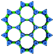 Graphical abstract: Star-shaped two-dimensional covalent organic frameworks