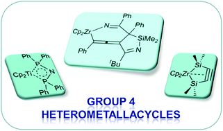 Graphical abstract: Recent advances in the chemistry of heterometallacycles of group 4 metallocenes