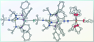 Graphical abstract: Synthesis and investigation of the metal–metal interactions in early/late heterobimetallic complexes linking group 5 imido fragments to Co(i)