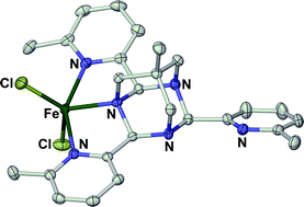 Graphical abstract: Iron(ii) complexes of new hexadentate 1,1,1-tris-(iminomethyl)ethane podands, and their 7-methyl-1,3,5-triazaadamantane rearrangement products