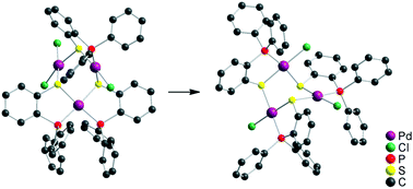 Graphical abstract: Reaction of a heterotopic P,SAs ligand with group 10 metal(ii) complexes: As–S bond cleavage and the formation of two unusual trinuclear structural isomers for Pd and Pt