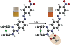 Graphical abstract: A ferrocenyl-guanidine derivative as a highly selective electrochemical and colorimetric chemosensor molecule for acetate anions