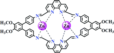 Graphical abstract: Terphenyl-phenanthroline conjugate as a Zn2+ sensor: H2PO4− induced tuning of emission wavelength
