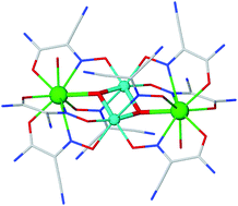 Graphical abstract: LnIII2MnIII2 heterobimetallic “butterfly” complexes displaying antiferromagnetic coupling (Ln = Eu, Gd, Tb, Er)