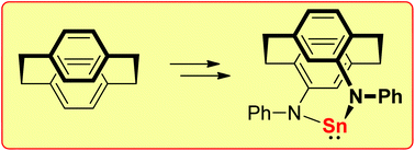 Graphical abstract: A planar chiral [2.2]paracyclophane derived N-heterocyclic stannylene