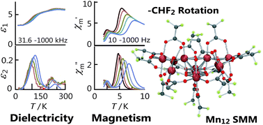 Graphical abstract: Single molecule magnets with m-fluorobenzoate and difluoromethylacetate as polar ligands