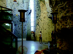Graphical abstract: Reducing dust exposure in indoor climbing gyms