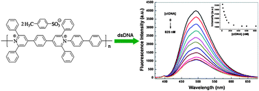 Graphical abstract: Homogeneous and sensitive DNA detection based on polyelectrolyte complexes of cationic conjugated poly(pyridinium salt)s and DNA