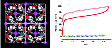 Graphical abstract: A robust microporous metal–organic framework constructed from a flexible organic linker for highly selective sorption of methanol over ethanol and water