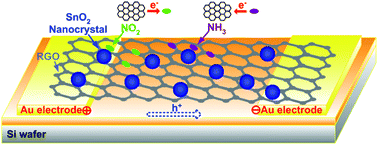 Graphical abstract: Tuning gas-sensing properties of reduced graphene oxide using tin oxide nanocrystals