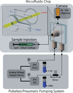 Graphical abstract: Single particle analysis using fluidic, optical and electrophoretic force balance in a microfluidic system