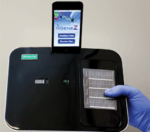 Graphical abstract: Gene-Z: a device for point of care genetic testing using a smartphone