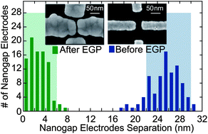 Graphical abstract: Robust nanogap electrodes by self-terminating electroless gold plating