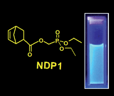 Graphical abstract: Unusual emission from norbornene derived phosphonate molecule—a sensor for FeIII in aqueous environment