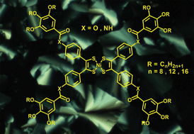 Graphical abstract: Room-temperature columnar mesophases of nickel-bis(dithiolene) metallomesogens