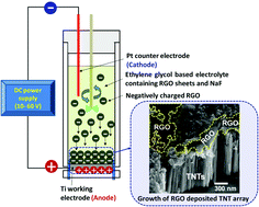 Graphical abstract: Combined electrophoretic deposition–anodization method to fabricate reduced graphene oxide–TiO2 nanotube films