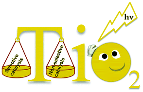 Graphical abstract: Achieving selectivity in TiO2-based photocatalysis