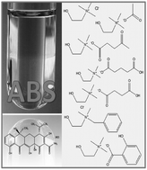 Graphical abstract: Aqueous biphasic systems: a benign route using cholinium-based ionic liquids