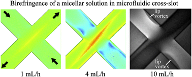 Graphical abstract: Elastic instabilities in a microfluidic cross-slot flow of wormlike micellar solutions