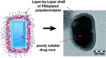 Graphical abstract: Architectural layer-by-layer assembly of drug nanocapsules with PEGylated polyelectrolytes