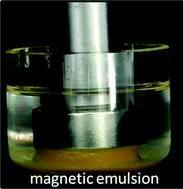 Graphical abstract: Magnetic emulsions with responsive surfactants