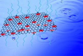 Graphical abstract: General route to graphene with liquid-like behavior by non-covalent modification