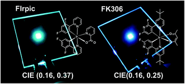 Graphical abstract: High-performance pure blue phosphorescent OLED using a novel bis-heteroleptic iridium(iii) complex with fluorinated bipyridyl ligands
