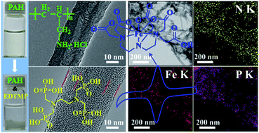 Graphical abstract: Iron(iii) diethylenetriaminepentaacetic acid complex on polyallylamine functionalized multiwalled carbon nanotubes: immobilization, direct electrochemistry and electrocatalysis