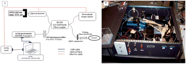 Graphical abstract: Total viable bacterial count using a real time all-fibre spectroscopic system