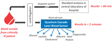 Graphical abstract: Reagent-free monitoring of multiple clinically relevant parameters in human blood plasma using a mid-infrared quantum cascade laser based sensor system