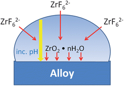 Graphical abstract: In situ pH measurement during the formation of conversion coatings on an aluminum alloy (AA2024)