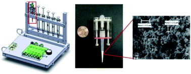 Graphical abstract: A portable, pressure driven, room temperature nucleic acid extraction and storage system for point of care molecular diagnostics