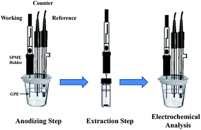 Graphical abstract: Highly sensitive determination of chlorpromazine by electrochemically treated pencil graphite fiber as both solid-phase microextraction fiber and working electrode for use in voltammetry method