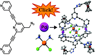 Graphical abstract: A facile “click” approach to functionalised metallosupramolecular architectures
