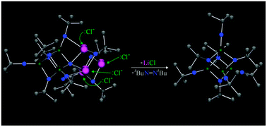 Graphical abstract: Formation of the tetranuclear, tetrakis-terminal-imido Mn4IV(NtBu)8 cubane cluster by four-electron reductive elimination of tBuN [[double bond, length as m-dash]] NtBu. The role of the s-block ion in stabilization of high-oxidation state intermediates