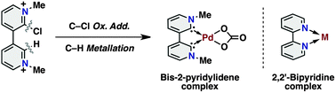 Graphical abstract: Pyridine-based dicarbene ligand: synthesis and structure of a bis-2-pyridylidene palladium complex