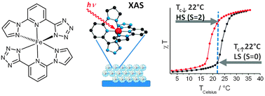 Graphical abstract: Room temperature switching of a neutral molecular iron(ii) complex