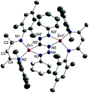 Graphical abstract: Reactions of a Zn(i) complex with group 14 azides – formation of zinc azide and zinc hexazene complexes