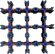 Graphical abstract: Synthesis of a phthalocyanine and porphyrin 2D covalent organic framework