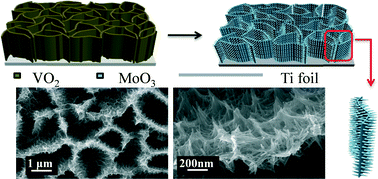 Graphical abstract: Green sacrificial template fabrication of hierarchical MoO3 nanostructures