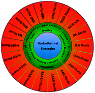 Graphical abstract: Hydrothermal synthetic strategies of inorganic semiconducting nanostructures