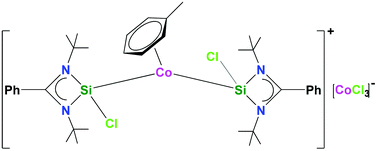 Graphical abstract: Mixed valence η6-arene cobalt(i) and cobalt(ii) compound