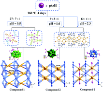 Graphical abstract: Two polyoxometalate-directed 3D metal–organic frameworks with multinuclear silver–ptz cycle/belts as subunits
