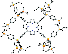 Graphical abstract: Porphyrins with a carbosilane dendrimer periphery as synthetic components for supramolecular self-assembly